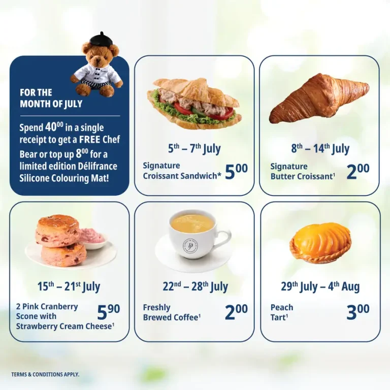 Delifrance Menu