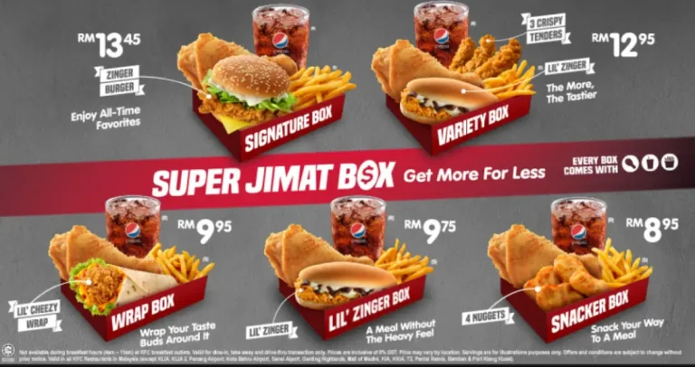 KFC Menu