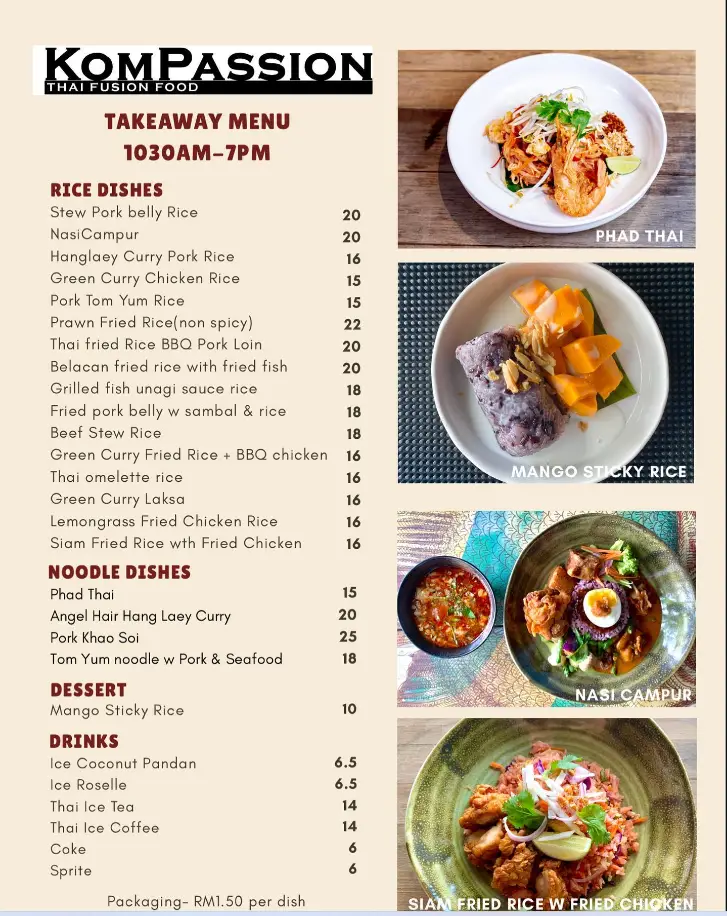 KomPassion Menu Malaysia