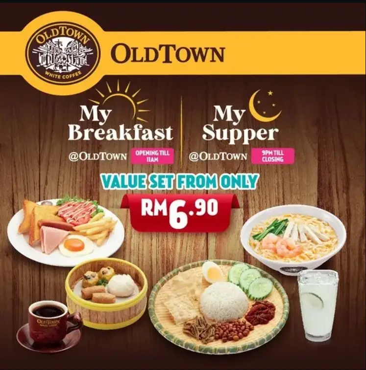 Oldtown White Coffee Menu