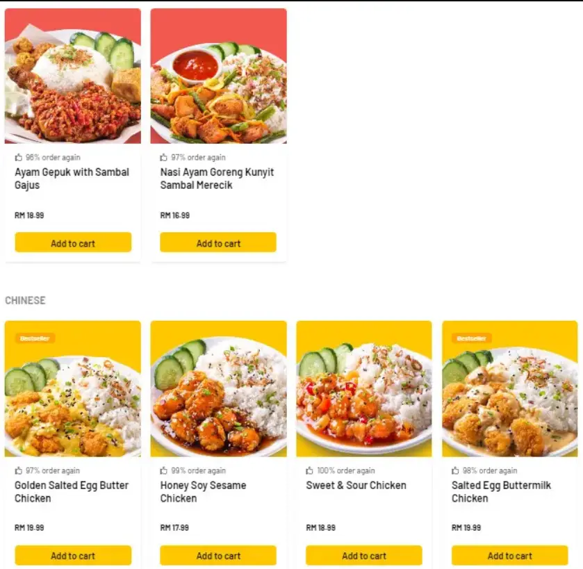 Pop Meals Menu Malaysia