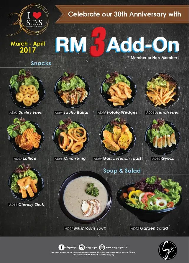 S.D.S Menu Malaysia