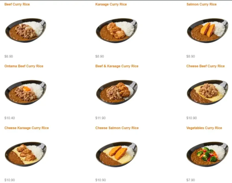 Yoshinoya Menu