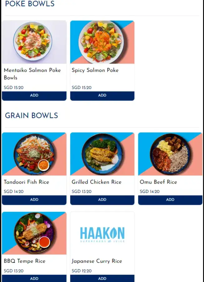 Haakon Menu Singapore